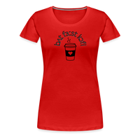 Load image into Gallery viewer, “IPA-But First Coffee”-Women’s Premium T-Shirt - red
