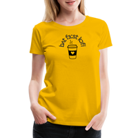 Load image into Gallery viewer, “IPA-But First Coffee”-Women’s Premium T-Shirt - sun yellow
