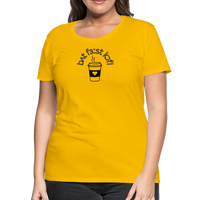 Load image into Gallery viewer, “IPA-But First Coffee”-Women’s Premium T-Shirt - sun yellow
