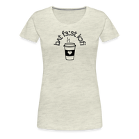 Load image into Gallery viewer, “IPA-But First Coffee”-Women’s Premium T-Shirt - heather oatmeal
