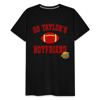 Load image into Gallery viewer, Cheering Squad Leader: Go Taylor&#39;s Boyfriend! - Ultimate Swiftie Tribute Premium Tee - black

