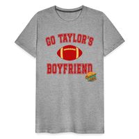 Load image into Gallery viewer, Cheering Squad Leader: Go Taylor&#39;s Boyfriend! - Ultimate Swiftie Tribute Premium Tee - heather gray

