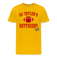 Load image into Gallery viewer, Cheering Squad Leader: Go Taylor&#39;s Boyfriend! - Ultimate Swiftie Tribute Premium Tee - sun yellow

