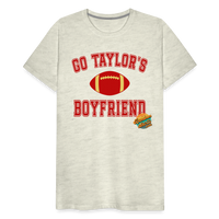 Load image into Gallery viewer, Cheering Squad Leader: Go Taylor&#39;s Boyfriend! - Ultimate Swiftie Tribute Premium Tee - heather oatmeal
