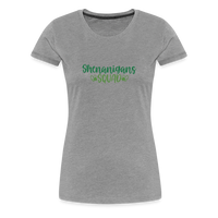 Load image into Gallery viewer, “Shenanigans Squad”-Women’s Premium T-Shirt - heather gray
