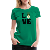 Load image into Gallery viewer, “Love Gnome- St. Patrick’s Day”-Women’s Premium T-Shirt - kelly green
