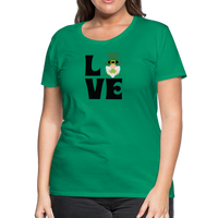 Load image into Gallery viewer, “Love Gnome- St. Patrick’s Day”-Women’s Premium T-Shirt - kelly green
