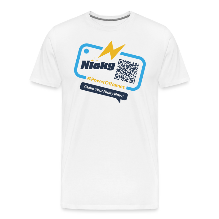 Nicky.me Premium Shirt - white