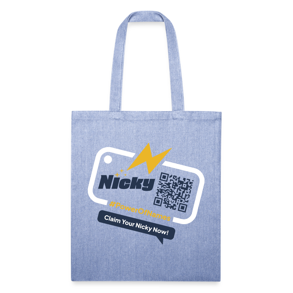 Nicky.me - Recycled Tote Bag - light Denim