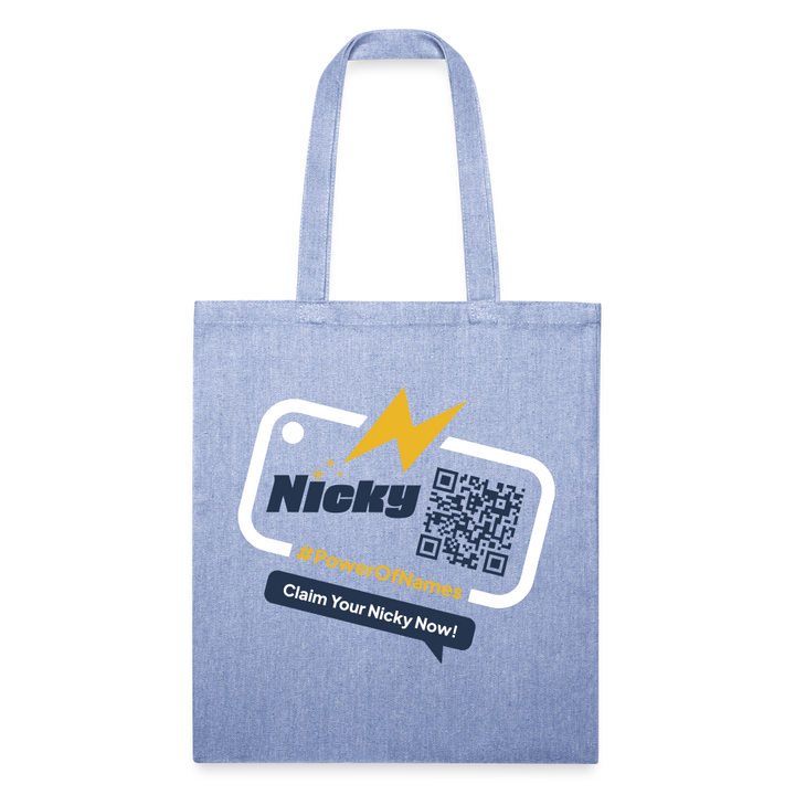 Nicky.me - Recycled Tote Bag - light Denim