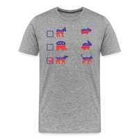 Load image into Gallery viewer, “I Vote for Dog”-Men&#39;s Premium T-Shirt - heather gray
