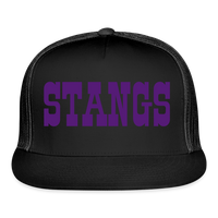 “STANGS #3”-Trucker Cap - black/black