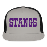 Load image into Gallery viewer, “STANGS #3”-Trucker Cap - gray/black
