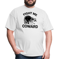 Load image into Gallery viewer, “Fight Me Coward-Racoon”-Unisex Classic T-Shirt - white
