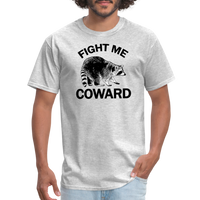 Load image into Gallery viewer, “Fight Me Coward-Racoon”-Unisex Classic T-Shirt - heather gray
