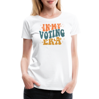 Load image into Gallery viewer, “In My Voting Era”-Women’s Premium T-Shirt - white
