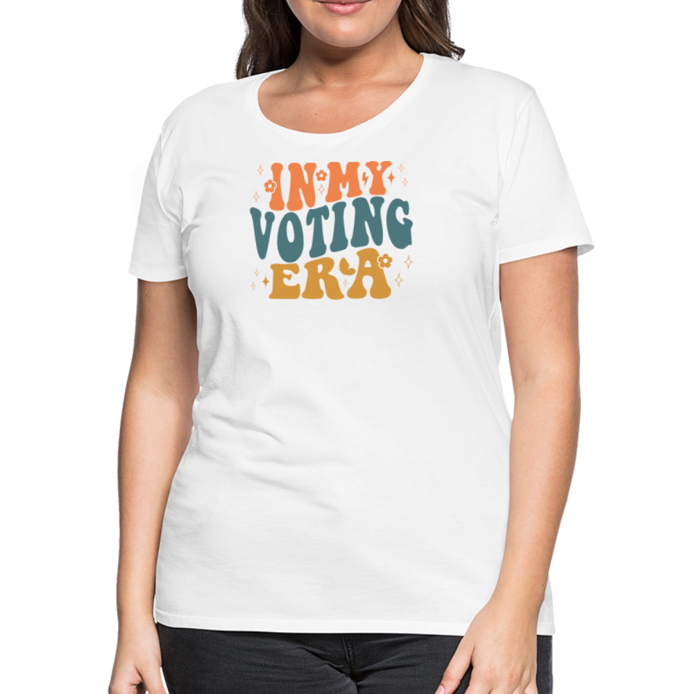 “In My Voting Era”-Women’s Premium T-Shirt - white
