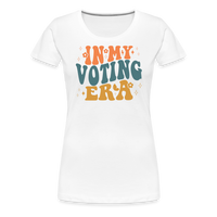Load image into Gallery viewer, “In My Voting Era”-Women’s Premium T-Shirt - white
