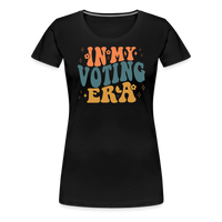 Load image into Gallery viewer, “In My Voting Era”-Women’s Premium T-Shirt - black

