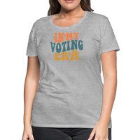 Load image into Gallery viewer, “In My Voting Era”-Women’s Premium T-Shirt - heather gray
