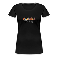 Load image into Gallery viewer, “Teacher Off Duty-Retro”-Women’s Premium T-Shirt - black
