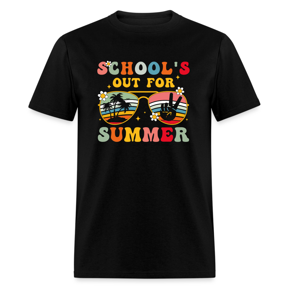 “School’s Out For Summer-Color”-Unisex Classic T-Shirt - black