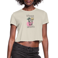Load image into Gallery viewer, “Let the Summer be GIN, but Make Mine a Mojito”-Women&#39;s Cropped T-Shirt - dust

