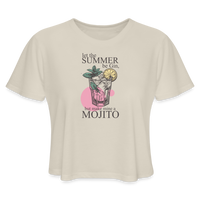 Load image into Gallery viewer, “Let the Summer be GIN, but Make Mine a Mojito”-Women&#39;s Cropped T-Shirt - dust
