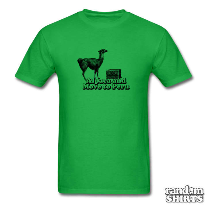 Alpaca And Move To Peru - RandomShirts.com