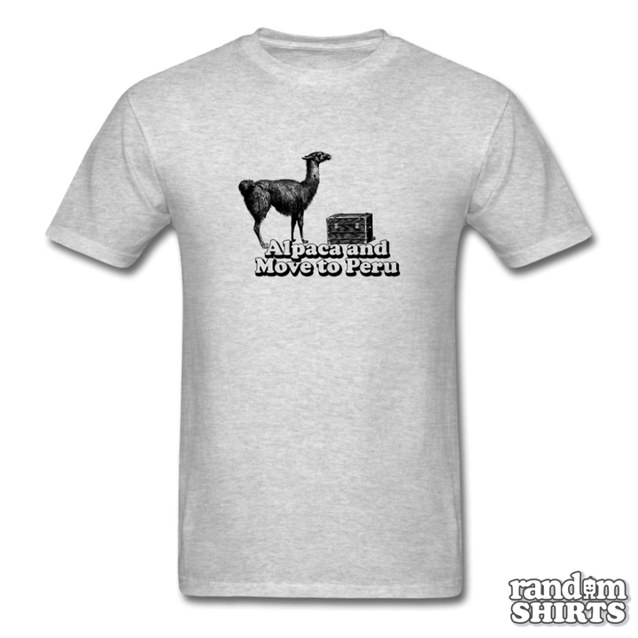 Alpaca And Move To Peru - RandomShirts.com