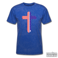 Load image into Gallery viewer, American Flag Cross - RandomShirts.com
