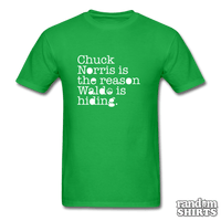 Load image into Gallery viewer, Chuck Norris is the reason Waldo is hiding - RandomShirts.com
