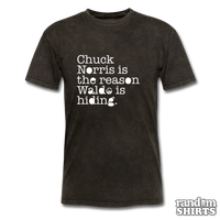 Load image into Gallery viewer, Chuck Norris is the reason Waldo is hiding - RandomShirts.com
