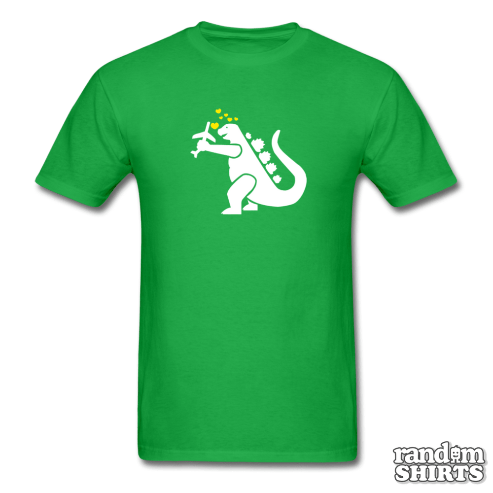 Dinosaur Loves Airplane - RandomShirts.com