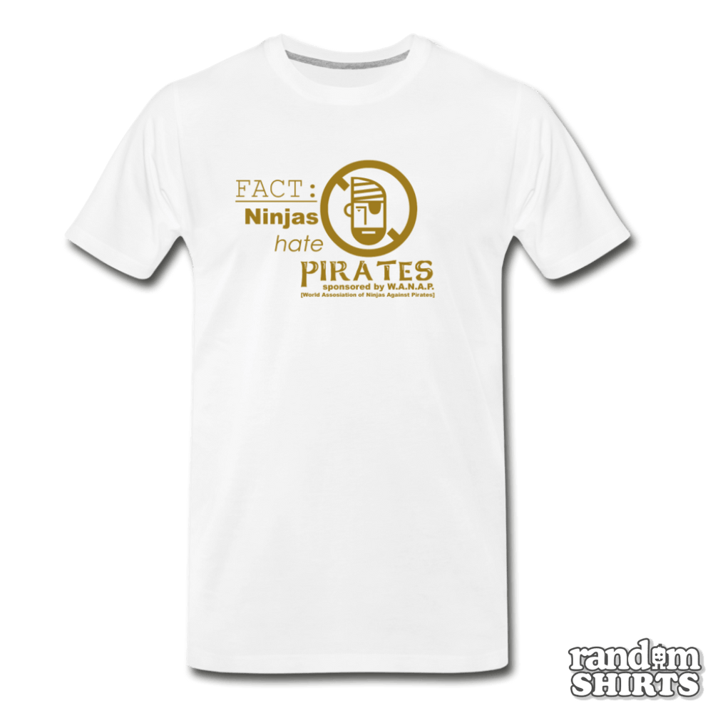 Fact: Ninjas Hate Pirates - RandomShirts.com