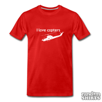 Load image into Gallery viewer, I love Copters - RandomShirts.com
