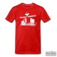 Load image into Gallery viewer, I Love Monkey Business Old Design - RandomShirts.com
