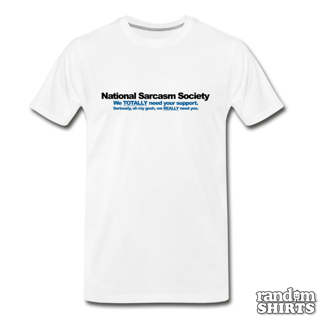 National Sarcasm Society - RandomShirts.com
