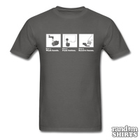 Load image into Gallery viewer, Push Button. Receive Bacon. - RandomShirts.com
