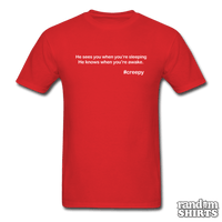 Load image into Gallery viewer, Santa. #creepy - RandomShirts.com
