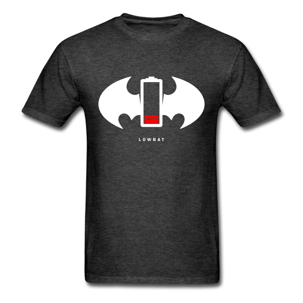 Low Battery Batman - heather black