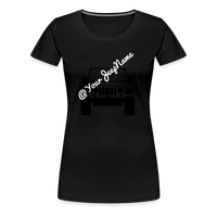 Load image into Gallery viewer, Custom Jeep Name Green T-Shirt - black
