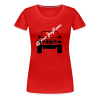 Load image into Gallery viewer, Custom Jeep Name Green T-Shirt - red
