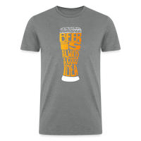 Load image into Gallery viewer, National Beer Day Exclusive: &#39;Beer Is Always A Good Idea&#39; Tri-Blend Organic T-Shirt - heather gray
