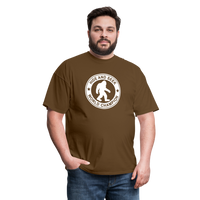 Load image into Gallery viewer, Bigfoot Hide &amp; Seek Champ: Humorous Cryptozoology Legend Tee - brown

