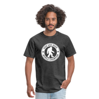 Load image into Gallery viewer, Bigfoot Hide &amp; Seek Champ: Humorous Cryptozoology Legend Tee - heather black
