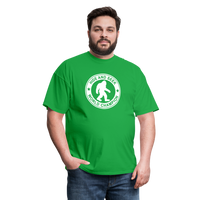 Load image into Gallery viewer, Bigfoot Hide &amp; Seek Champ: Humorous Cryptozoology Legend Tee - bright green
