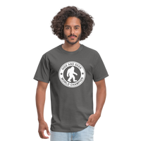 Load image into Gallery viewer, Bigfoot Hide &amp; Seek Champ: Humorous Cryptozoology Legend Tee - charcoal
