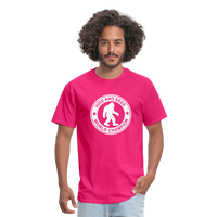 Load image into Gallery viewer, Bigfoot Hide &amp; Seek Champ: Humorous Cryptozoology Legend Tee - fuchsia

