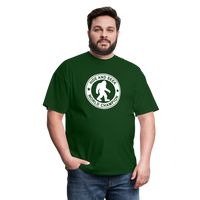 Load image into Gallery viewer, Bigfoot Hide &amp; Seek Champ: Humorous Cryptozoology Legend Tee - forest green

